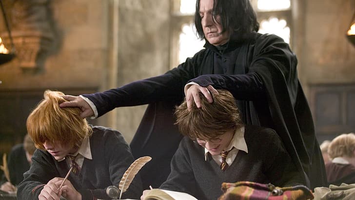 Harry Potter and the Goblet of Fire, Ron Weasley, Severus Snape