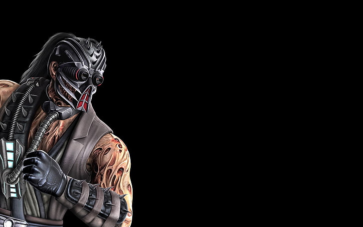 Mortal Kombat Kabal illustration, cabal, mask, soldier, people, HD wallpaper