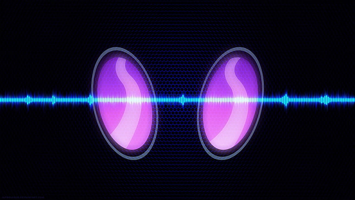 purple light illustration, My Little Pony, DJ Pon-3, Vinyl Scratch