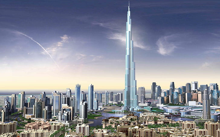 Burj Dubai Skyscrapers UAE, travel and world, HD wallpaper