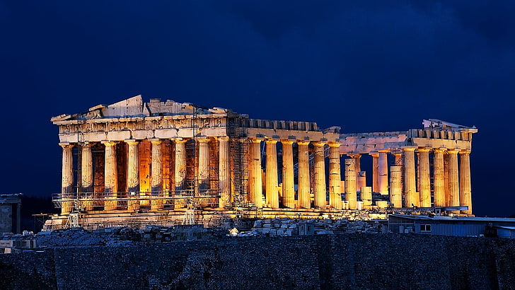 Parthenon, Greece, Athens, acropolis, architecture, history, built structure, HD wallpaper