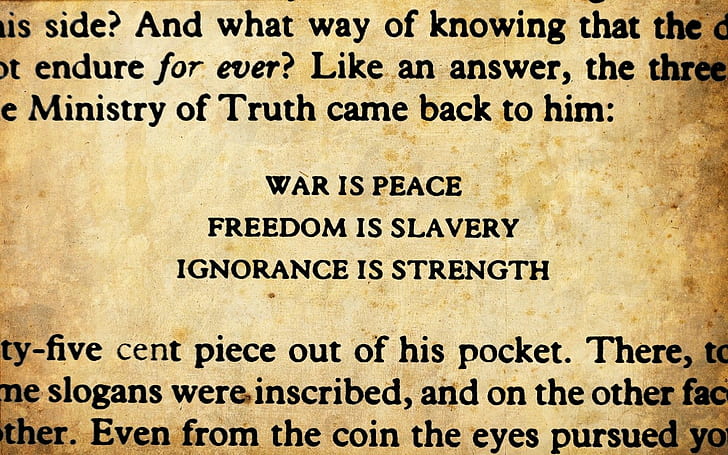 war, quote, George Orwell, 1984