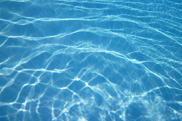 body of water, aqua, blue, liquid, pattern, swimming pool, reflection, HD wallpaper