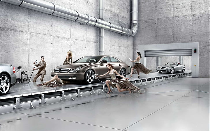 Mercedes CLS Maintenance, Mercedes Benz CLS, HD wallpaper