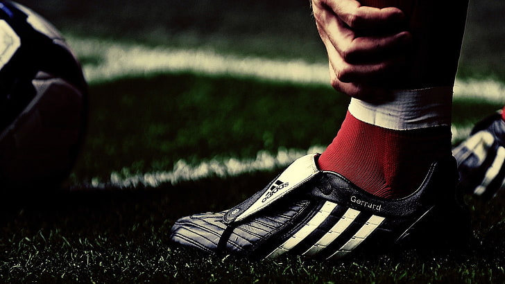 soccer adidas shoe steven gerrard Sports Football HD Art