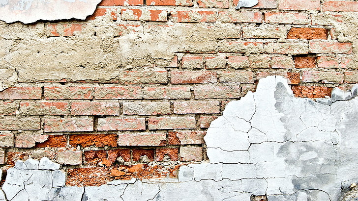 wall, bricks, wall - building feature, brick wall, weathered, HD wallpaper