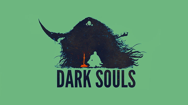 Dark Souls wallpaper, video games, Nito, text, communication