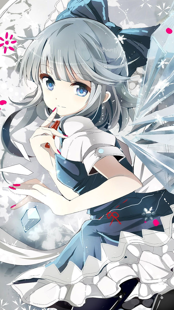 1080x2340px Free Download Hd Wallpaper Gray Haired Girl Animated Character Wallpaper Anime 