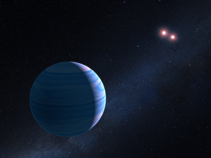 Dwarf stars, Exoplanet, 4K, HD wallpaper
