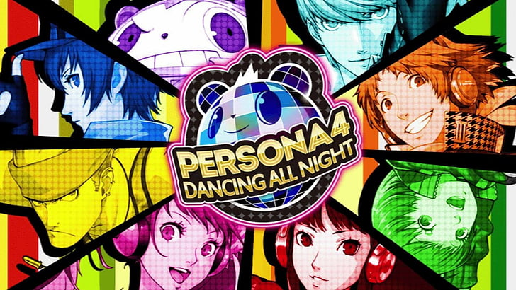 Persona, Persona 4: Dancing all Night, multi colored, text