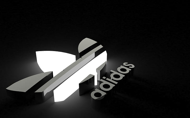 Adidas, Logo, Brand, HD wallpaper
