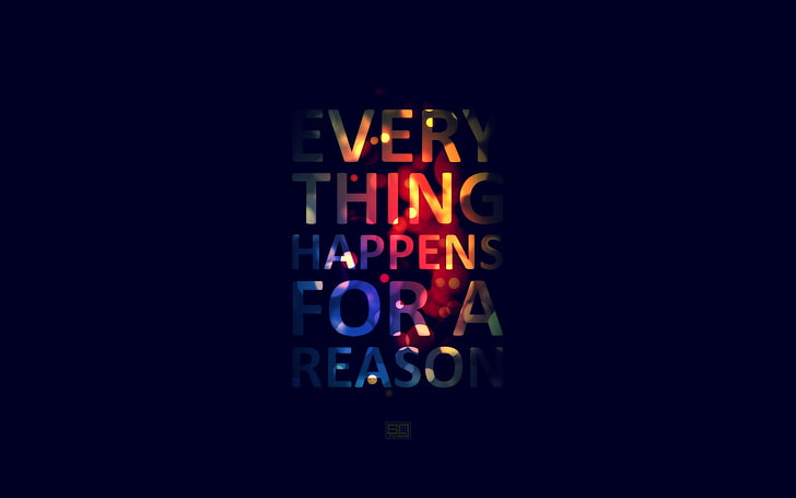 Everything happens Everything happens for a reason TheBlackCatPrints  gold HD phone wallpaper  Peakpx