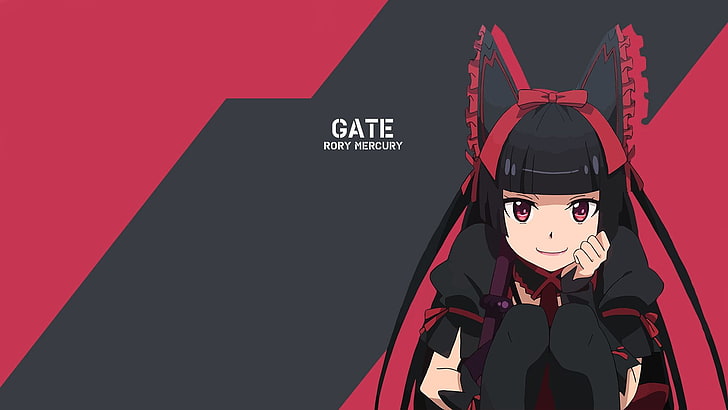Anime, GATE, Animal Ears, Black Hair, Gate: Jieitai Kanochi nite Kaku Tatakaeri