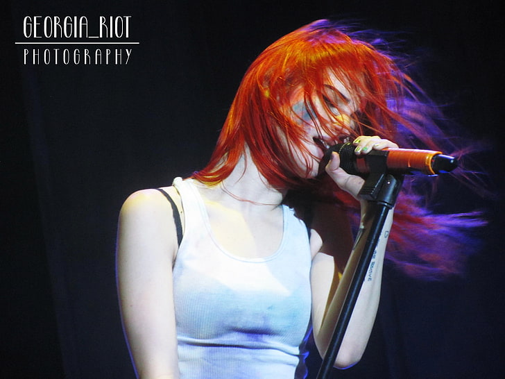Hayley Williams, redhead, Paramore, women, music, one person
