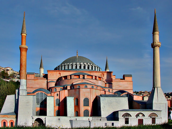 Hagia Sofia Mosque, Turkey, istanbul, museum, tourist attractions, HD wallpaper