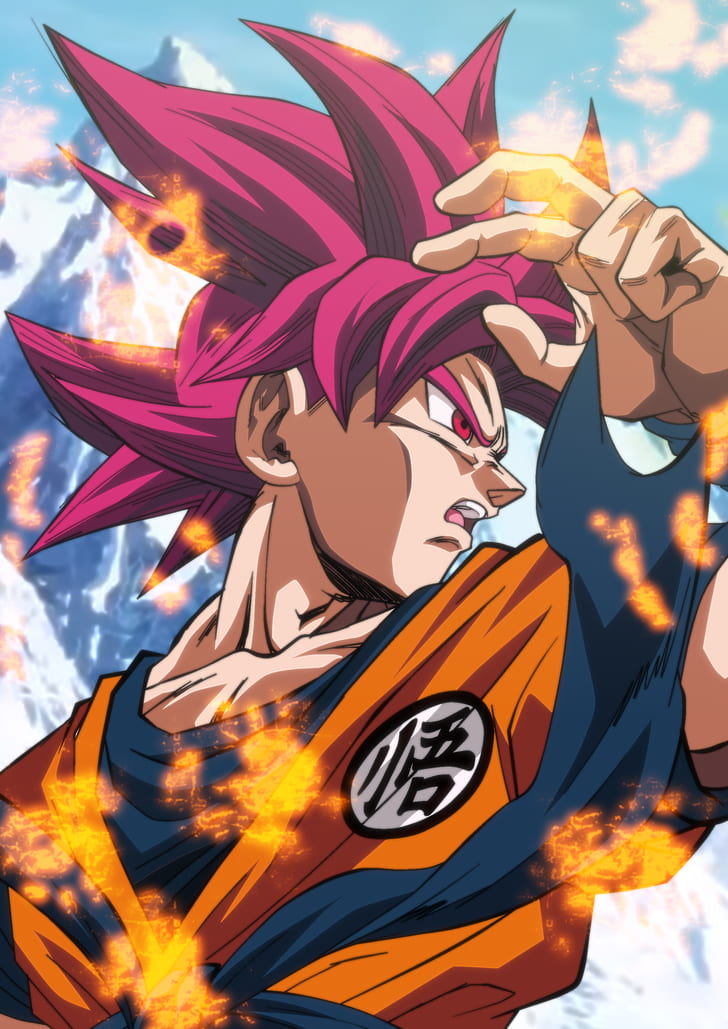 HD wallpaper: Son Goku, Dragon Ball Super, anime boys, red eyes, redhead |  Wallpaper Flare