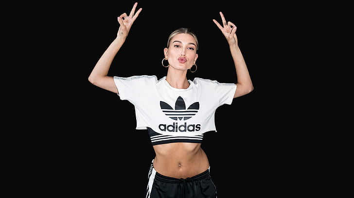 Hailey Baldwin Adidas Campaigns 2018, HD wallpaper
