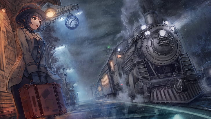 Guild Event Review - Page 2 Railway-station-station-anime-girl-rain-wallpaper-preview