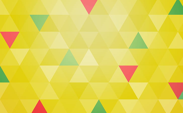 Abstract Christmas Geometric Background, Aero, Patterns, Yellow, HD wallpaper