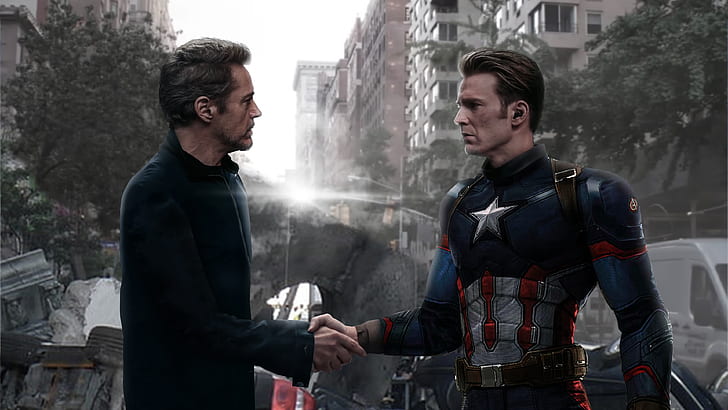 The Avengers, Avengers Endgame, Captain America, Chris Evans, HD wallpaper