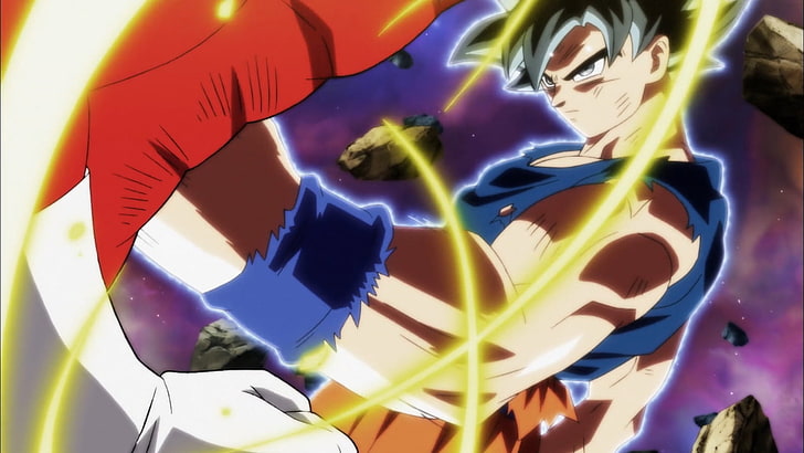 Son Goku illustration, Dragon Ball Super, Ultra-Instinct Goku