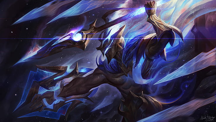 In the Eye of the Storm  Video-game-league-of-legends-pantheon-league-of-legends-hd-wallpaper-preview