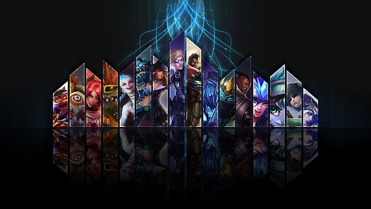 League of Legends illustration, untitled, Corki, Kog'Maw, Quinn and Valor, HD wallpaper