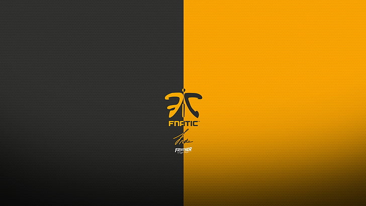Fnatic, e-sports, communication, yellow, sign, no people, indoors, HD wallpaper