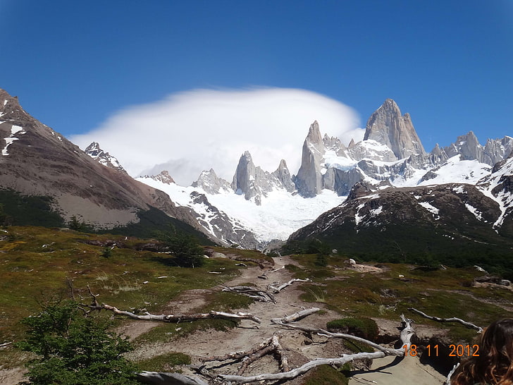 argentina, el chalten, mountains, snow peak, scenics - nature, HD wallpaper