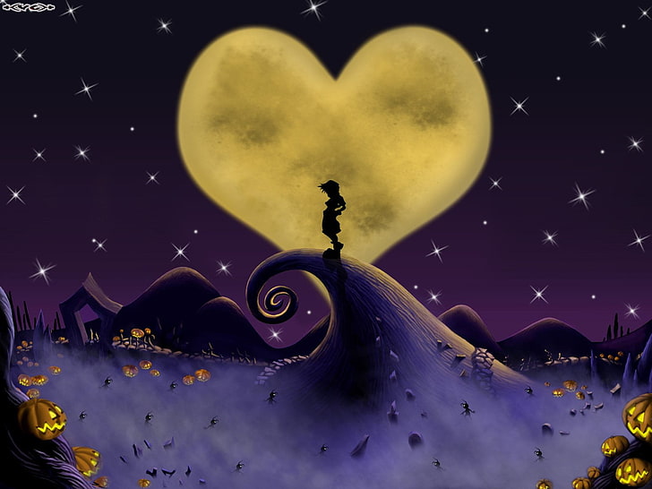 The Nightmare Before Christmas wallpaper, Kingdom Hearts, Sora (Kingdom Hearts), HD wallpaper