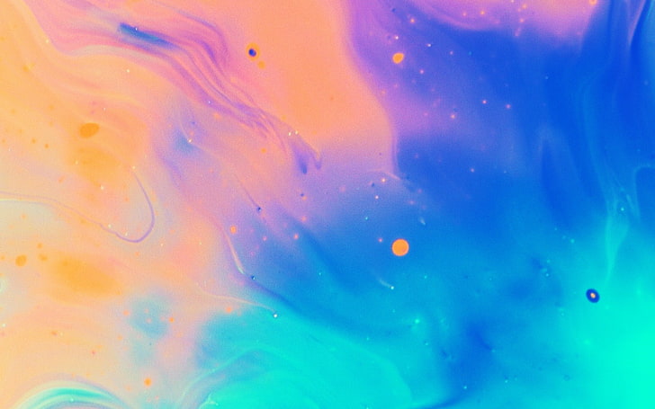 blend, color, rainbow, paint, ink, pastel, pattern, abstract, HD wallpaper