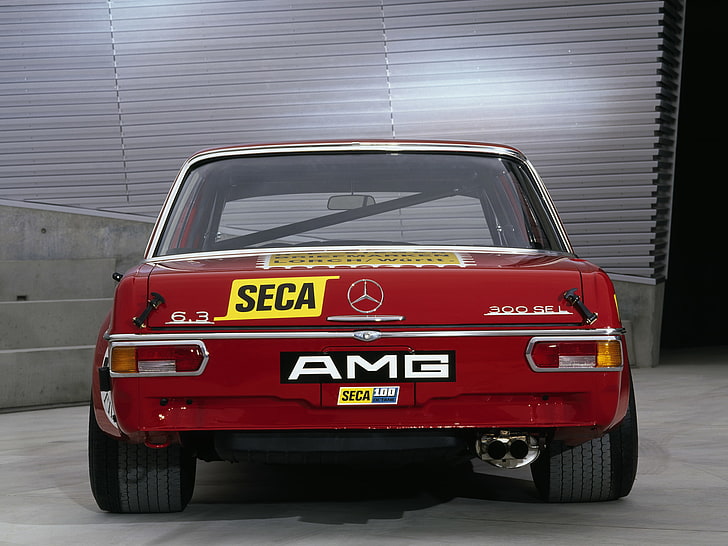 1971, 300, 6 3, amg, benz, car, mercedes, race, racing, sel, HD wallpaper