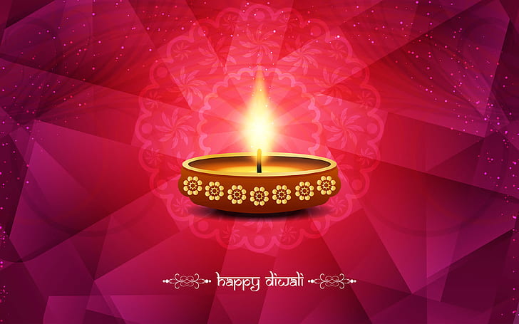 Happy Diwali 4K, HD wallpaper