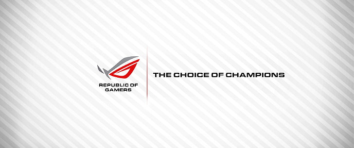 Republic of Games The Choice of Champions advertisement, ASUS, HD wallpaper