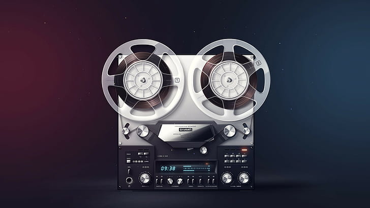 HD wallpaper: technology, tape recorder, reel-to-reel tape recorders,  reel-to-reel recorders