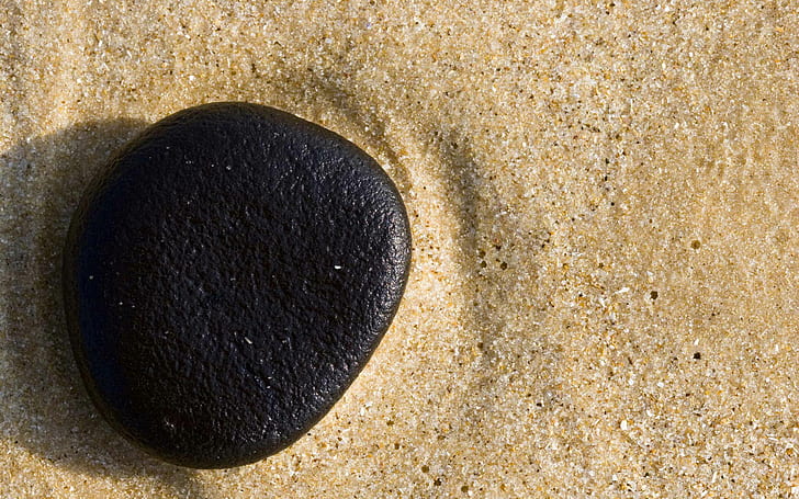 Rock Sand Stone HD, nature, HD wallpaper