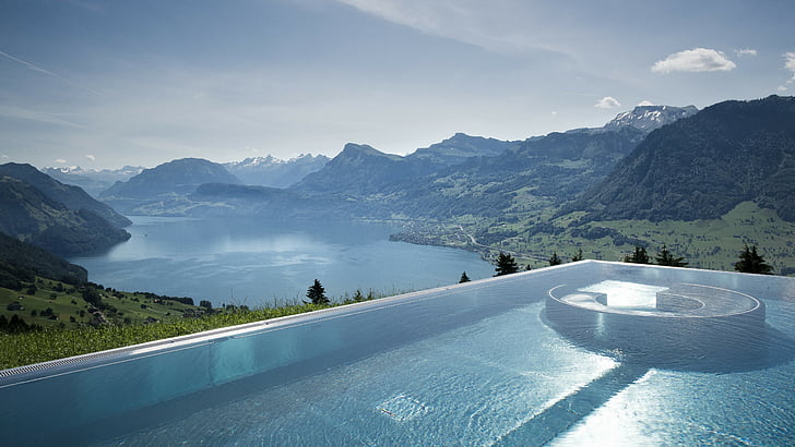 Hotel Villa Honegg, 5k, 4k wallpaper, 8k, Bürgenstock, Switzerland