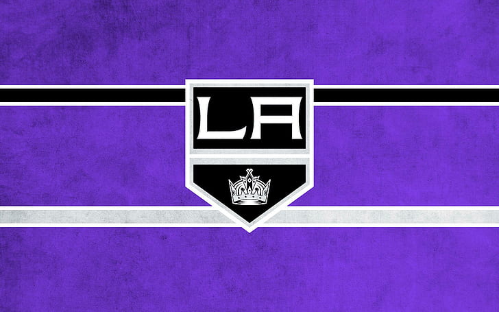 Los Angeles Kings, black and white l.a logo, sports, 1920x1200
