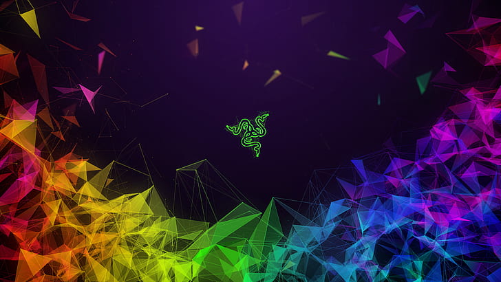 abstract, colorful, hd, 4k, razer