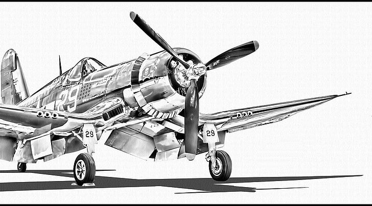 Military Aircrafts, Vought F4U Corsair, HD wallpaper