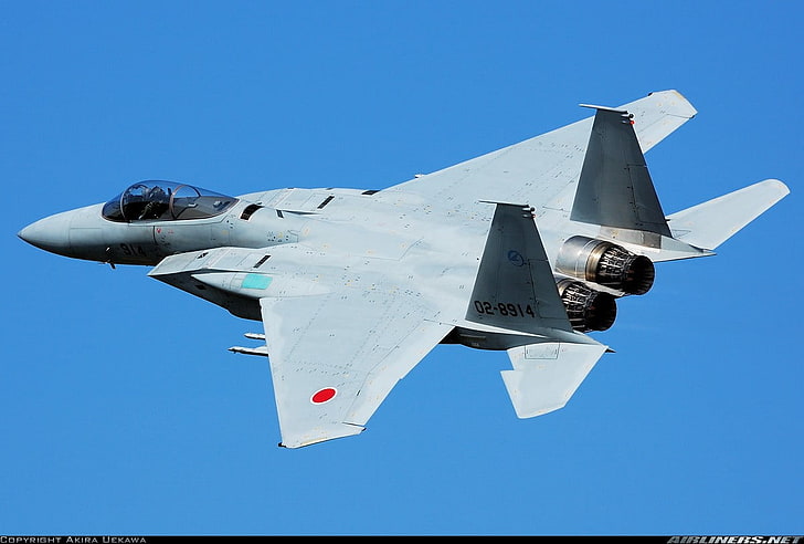 Mitsubishi F-15J, Japan Air Self-Defense Force, warplanes, airplane, HD wallpaper