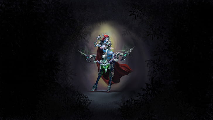 world of warcraft elf sylvanas windrunner forsaken 3200x1800  Video Games World of Warcraft HD Art, HD wallpaper