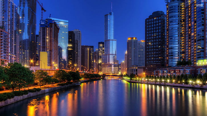 Chicago 8K Skyscrapers Wallpaper HD City 4K Wallpapers Images and  Background  Wallpapers Den