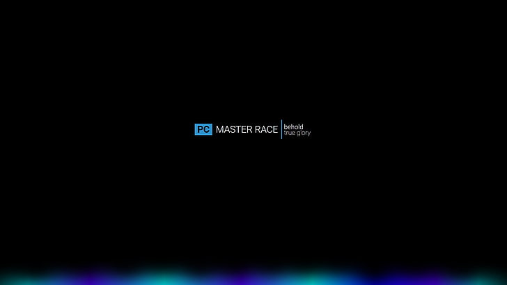PC Master Race, PC Master  Race, dark, text, communication, western script, HD wallpaper