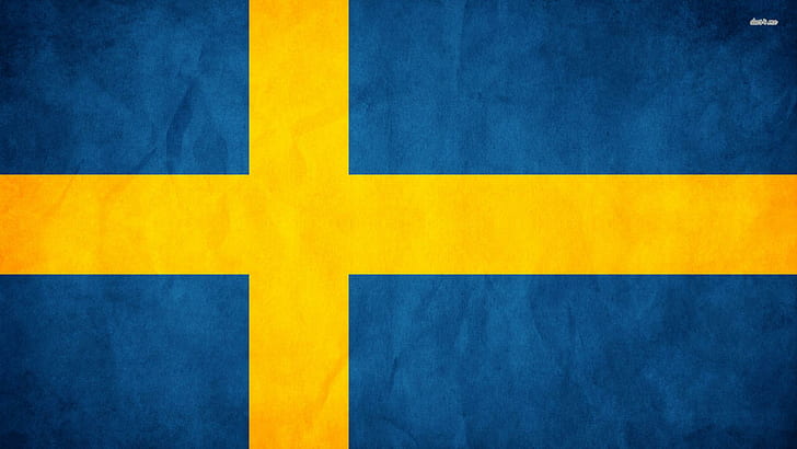 Sweden Flag, abstract, yellow, europe, blue, scandanavia, other