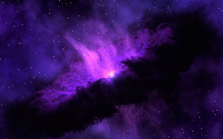 space, blue, purple, nebula, star, awesome, star - space, astronomy, HD wallpaper