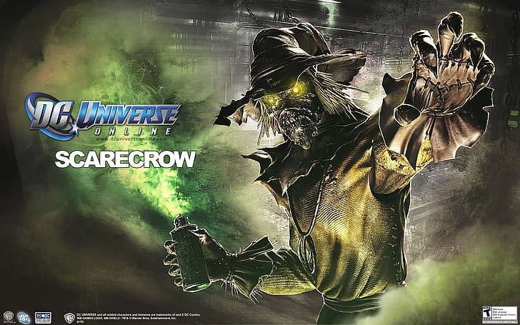 SCARECROW-DC Universe Online Game HD Desktop Wallp.., DC Universe Scarecrow illustration, HD wallpaper