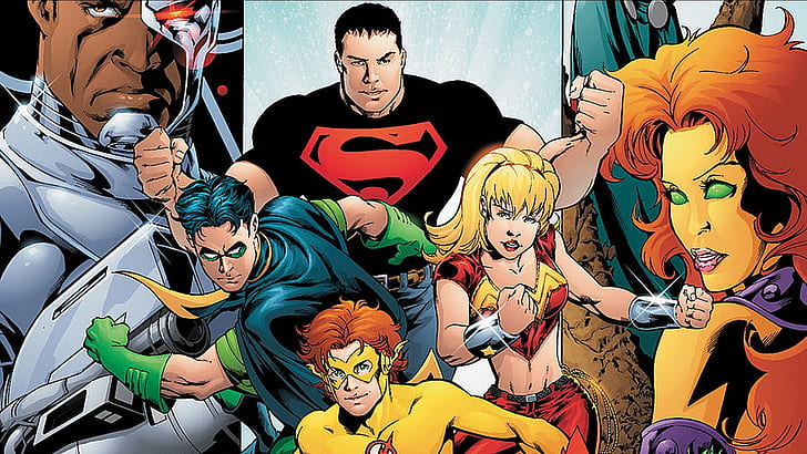 Teen Titans HD, comics, HD wallpaper