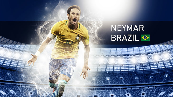 HD wallpaper: Neymar Jr Brazil Footballer, sport, competition, athlete,  stadium | Wallpaper Flare