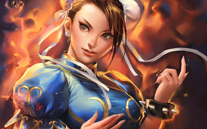 Street Fighter Chun Lee wallpaper, Chun-Li, video games, women